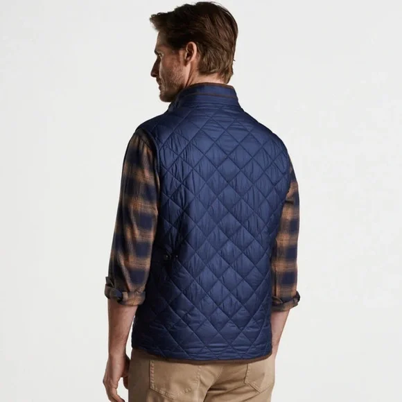 PETER MILLAR ESSEX QUILTED TRAVEL VEST
ME0Z13 Navy Men’s XXL - Picture 3 of 13